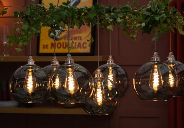 BESPOKE CLUSTER CHANDELIERS AS SEEN AT IDEAL HOME CHRISTMAS SHOW